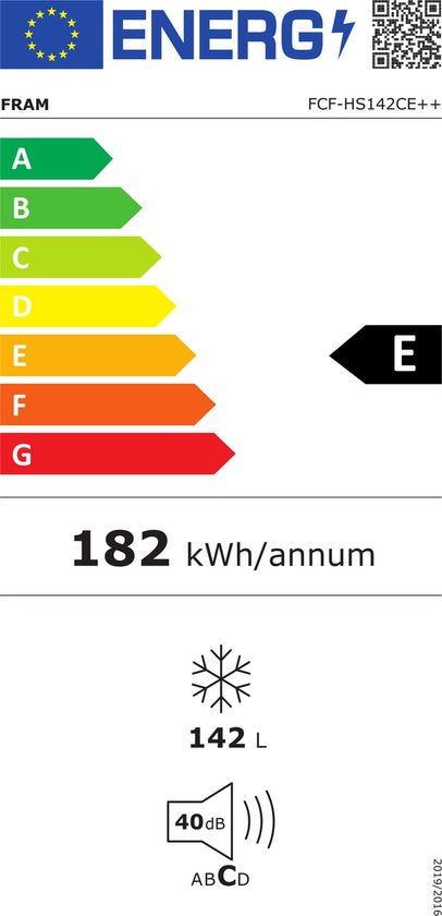 Fram FCF-HS142CE Gefriertruhe – 142 L – LED-Display – Schnellgefrierfunktion – 5 Jahre Garantie – weiß – Bild 2