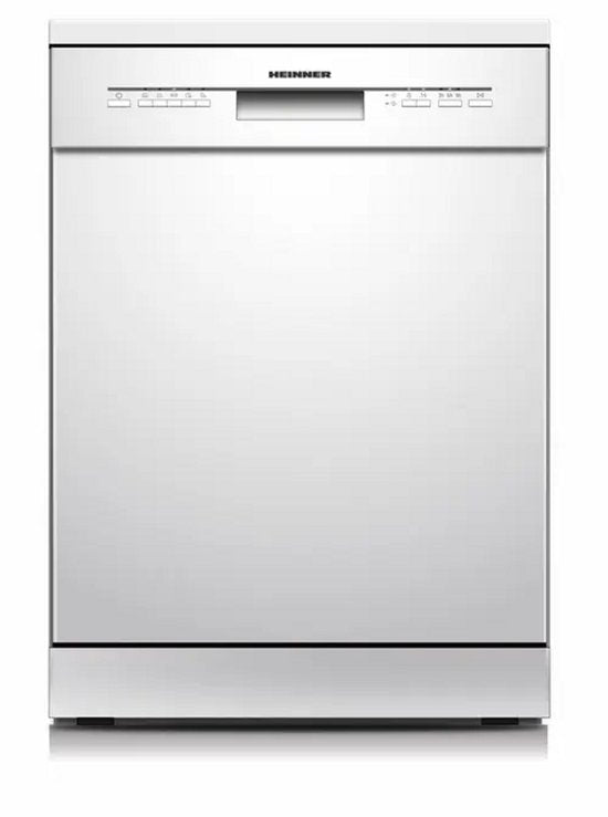 Heinner HDW-FSM60514WE freistehender Geschirrspüler – 14 Maßgedecke – AquaStop – Energieklasse E – Weiß – Bild 2
