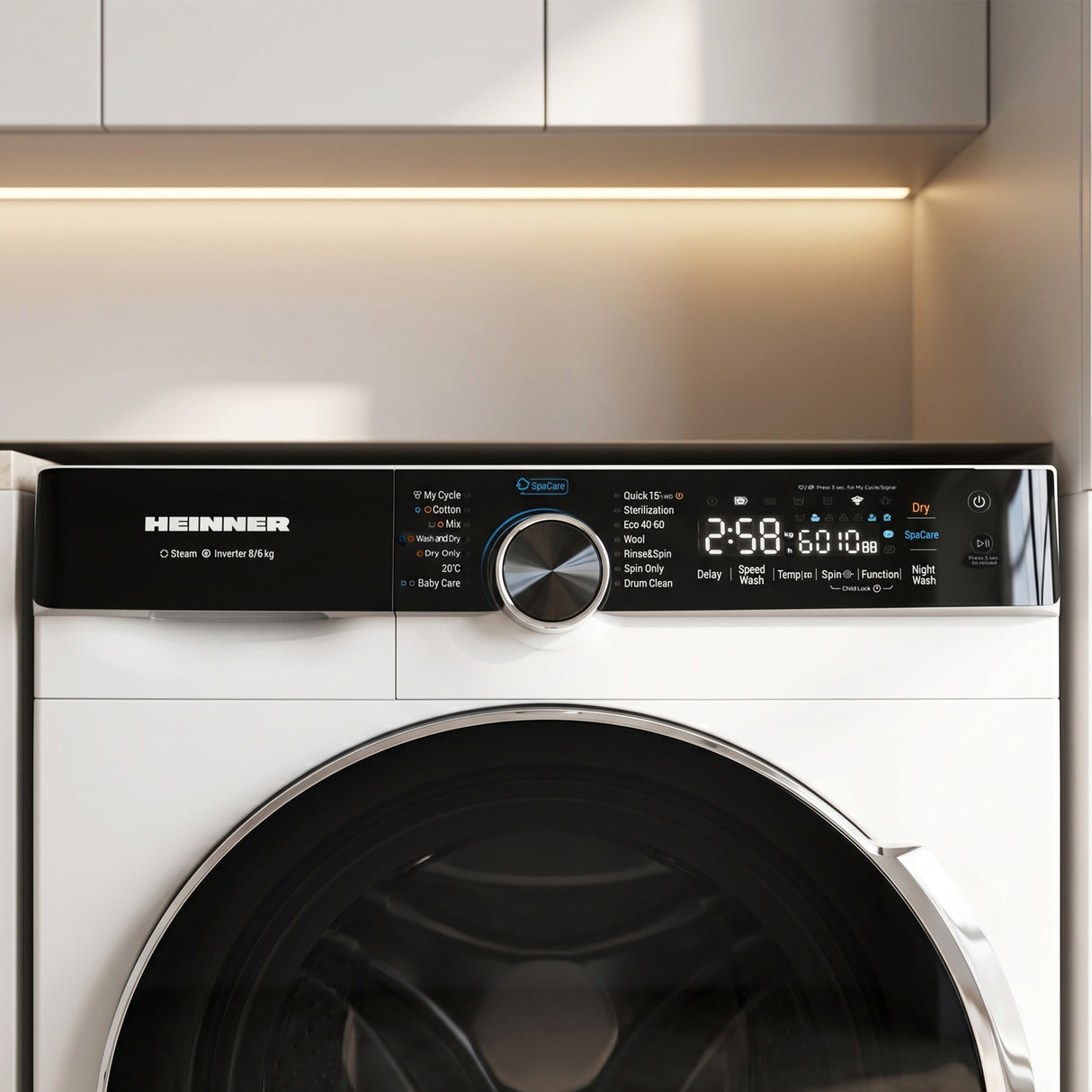 Heinner HWDM-M814IVKA Waschtrockner 8/6 kg – 1400 U/min – Bild 8