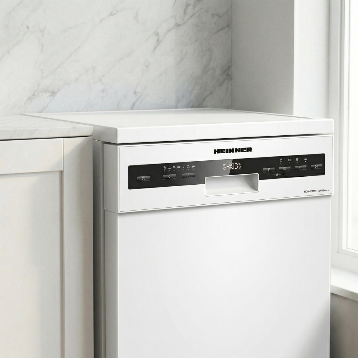 Freistehender Geschirrspüler Heinner HDW-FSM45710AWD – 10 Maßgedecke – AquaStop – Energieeffizienzklasse D – Bild 7