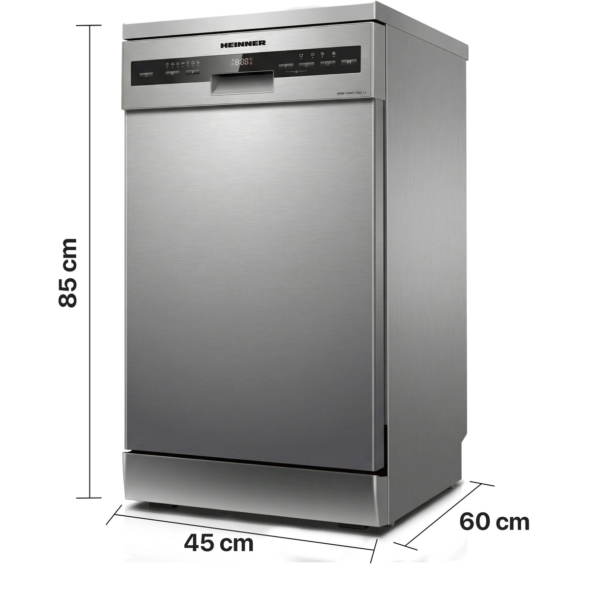 Heinner HDW-FSM45710AXD+++ Spülmaschine – 10 Maßgedecke – AquaStop – Bild 4