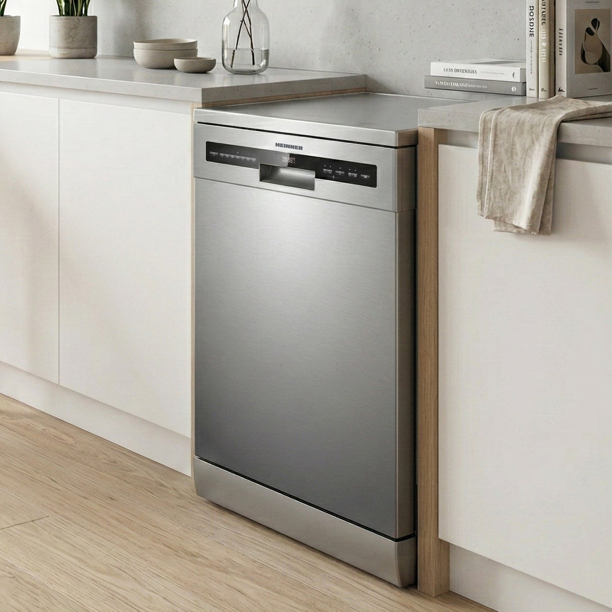 Heinner HDW-FSM60714AXD freistehender Geschirrspüler – 14 Maßgedecke – Dual Zone – Energieeffizienzklasse D – Bild 5