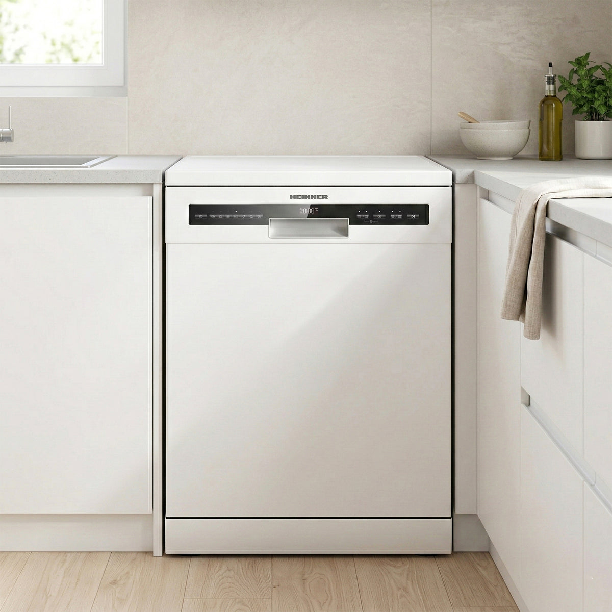 Heinner HDW-FSM60714AWD freistehender Geschirrspüler – 14 Maßgedecke – AquaStop – Energieeffizienzklasse D – Bild 4