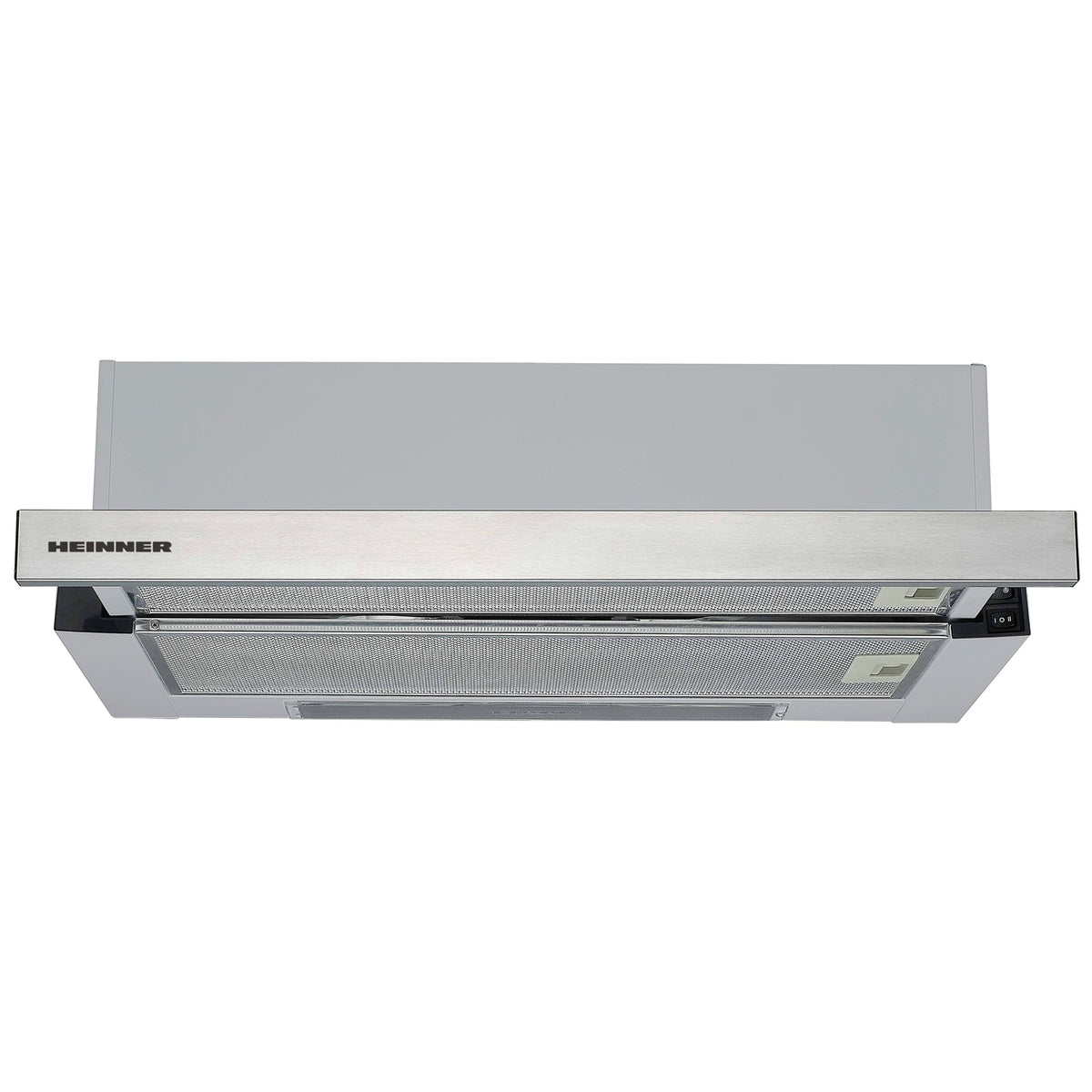 Heinner HTCH-440FS Dunstabzugshaube – Energieeffizienzklasse C – Inox – Produktfoto