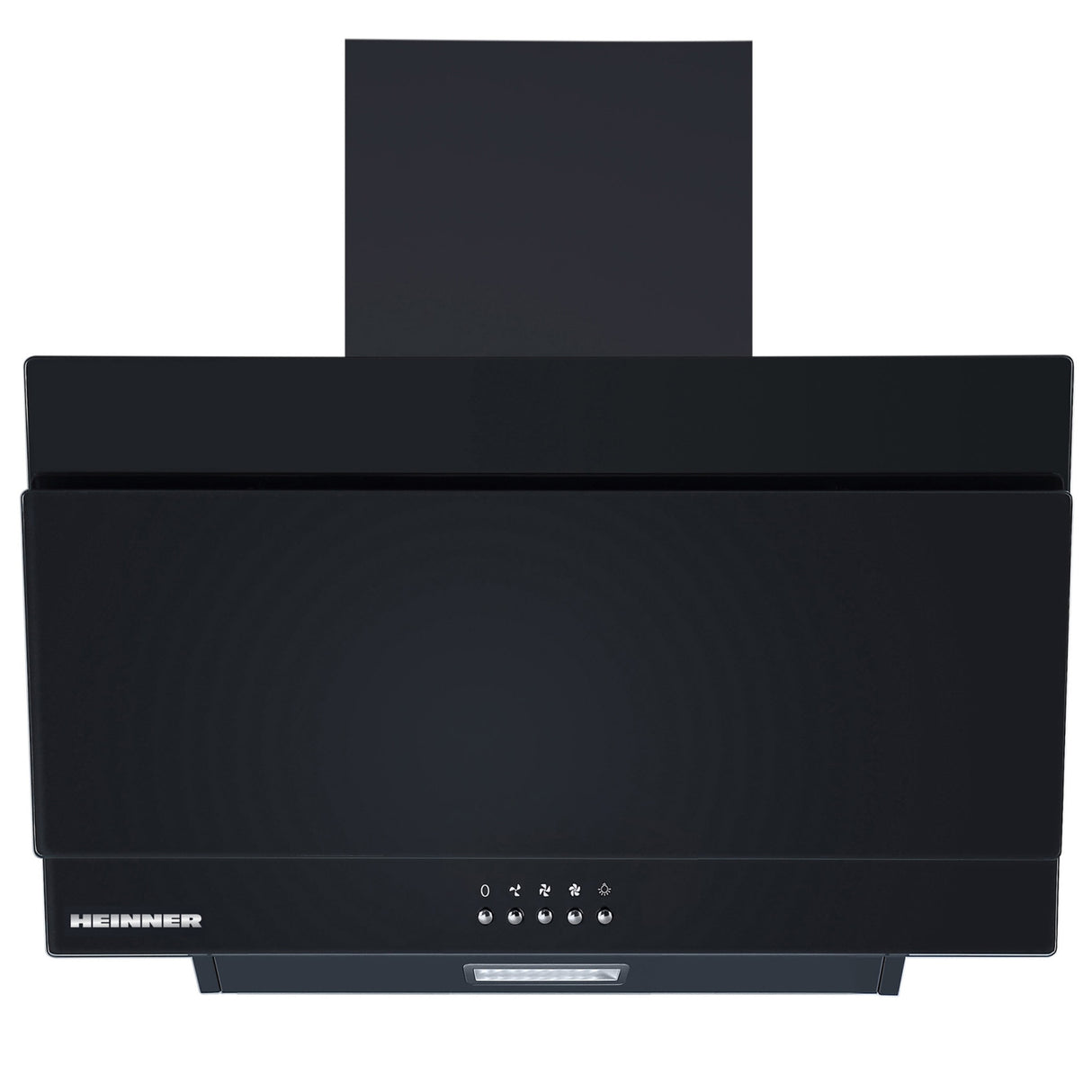Heinner DCH-350RGBK Dunstabzugshaube Schräghaube – 60 cm – 3 Geschwindigkeiten – schwarz – Produktfoto