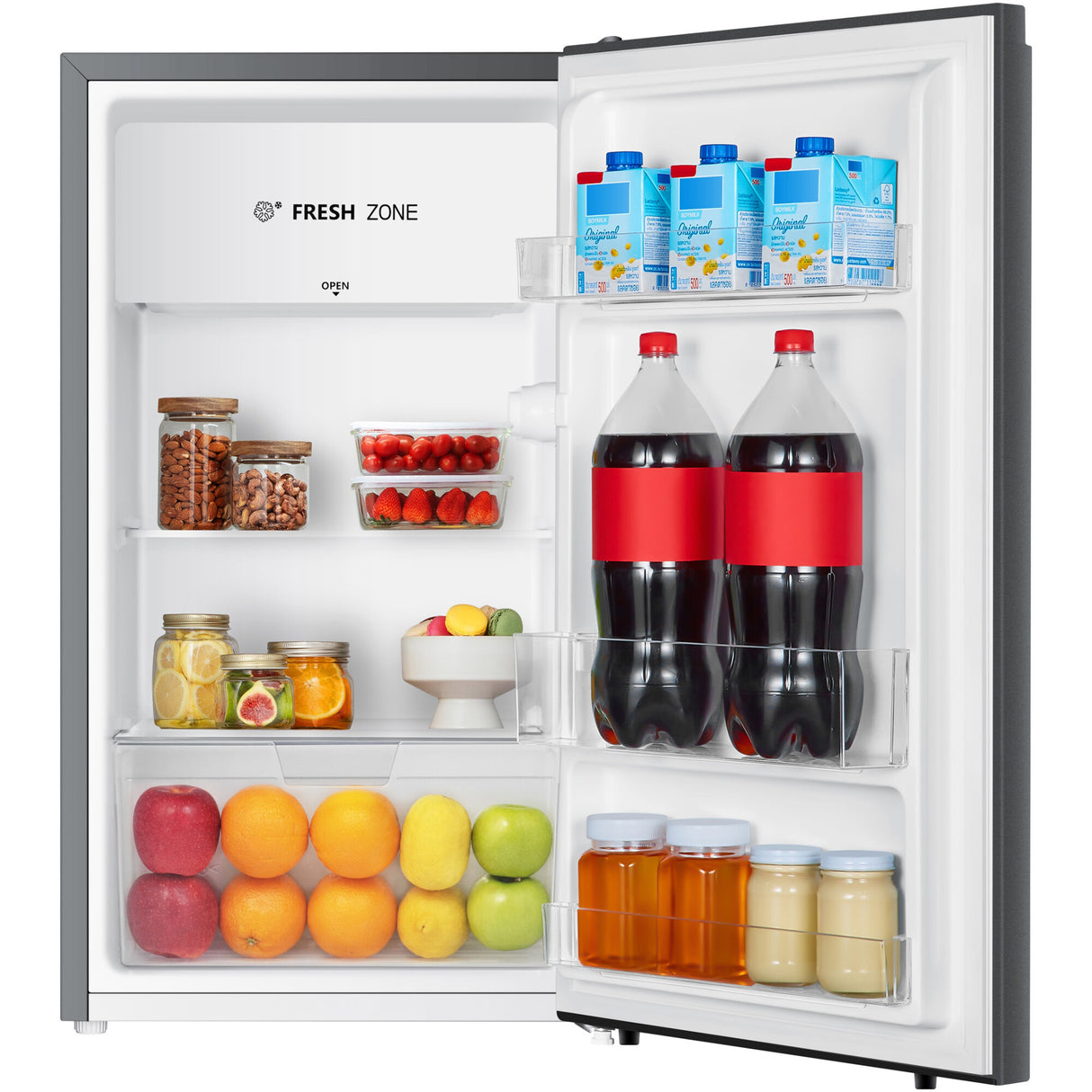 Heinner Tischkühlschrank HF-HS94SE – 94 Liter – LED-Beleuchtung – Bild 4
