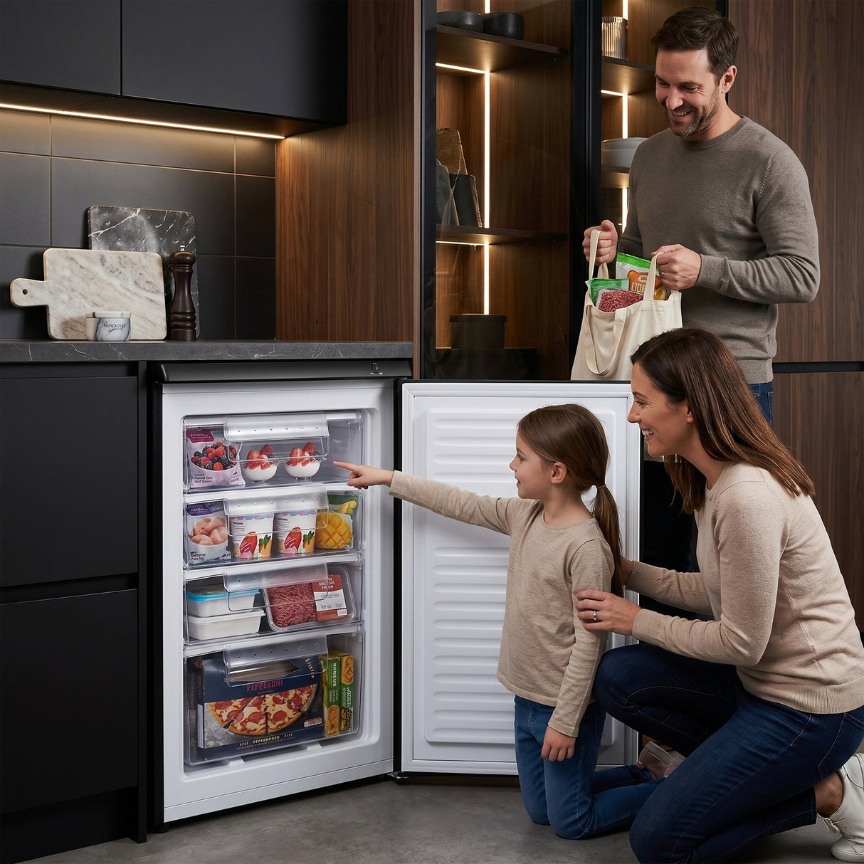 Heinner Gefrierschrank HFF-HM91BKE – Tischmodell – 91 Liter – schwarz – Energieeffizienzklasse E – Bild 9