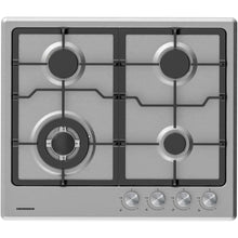 Heinner HBH-M495IWFIX Gaskochfeld – 59 cm – 4 Brenner – Wokbrenner – Gusseisenroste