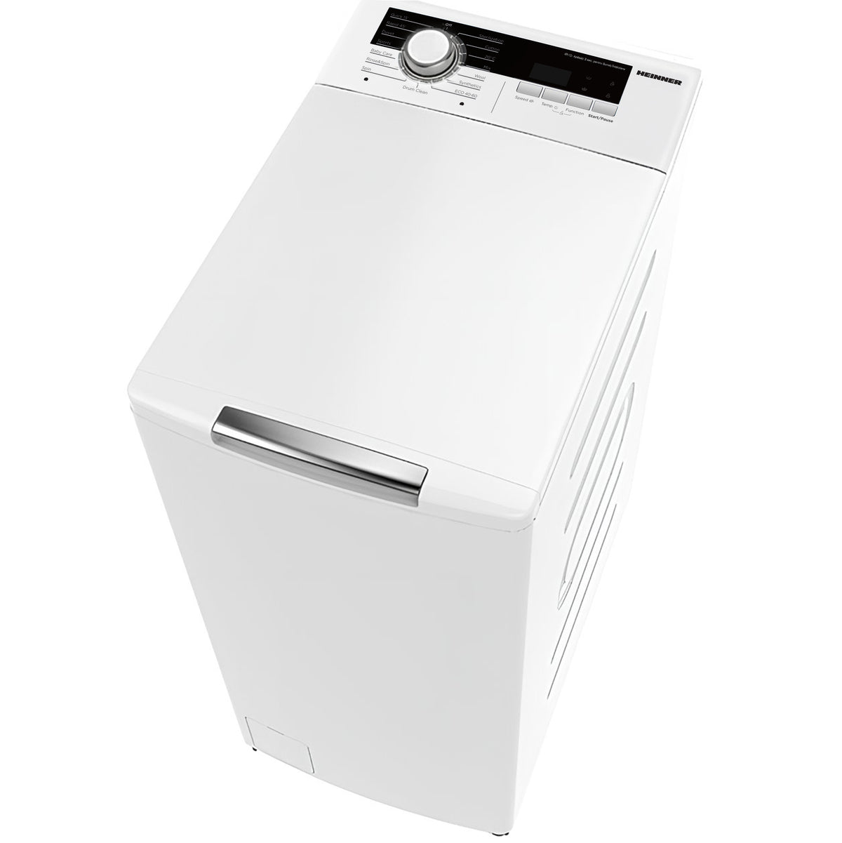 Heinner Waschmaschine HWM-TL8013IVA – Toplader – 8 kg – 1300 U/min – Energieeffizienzklasse A – Bild 3