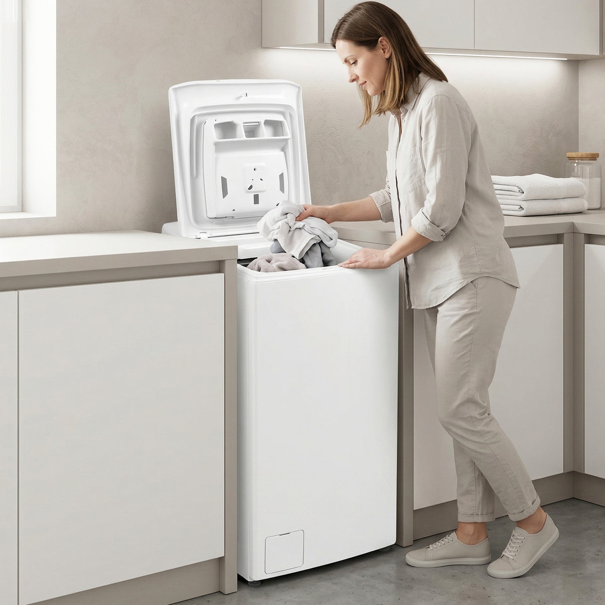 Heinner Waschmaschine HWM-TL8013IVA – Toplader – 8 kg – 1300 U/min – Energieeffizienzklasse A – Bild 8