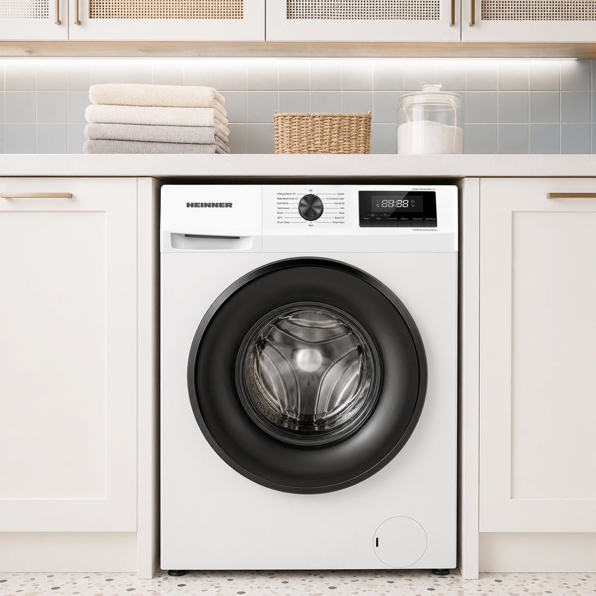 Heinner Waschmaschine HWM-H7014IVSMC – 7 kg – 1400 U/min – Energieeffizienzklasse C – Bild 6