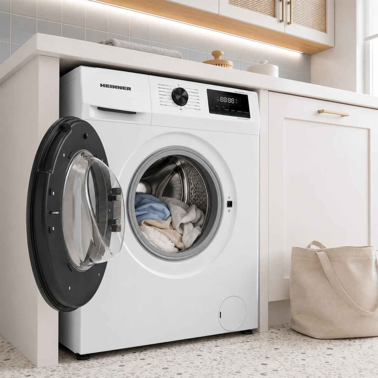 Heinner Waschmaschine HWM-H7014IVSMC – 7 kg – 1400 U/min – Energieeffizienzklasse C – Bild 9