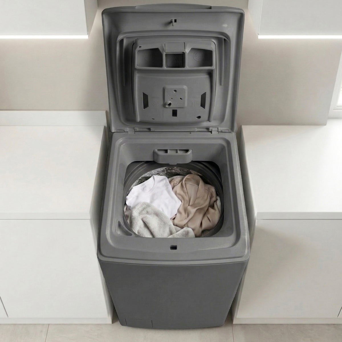 Heinner Waschmaschine HWM-TL8013IVKSA – Toplader – 8 kg – 1300 U/min – Energieeffizienzklasse A – Bild 7