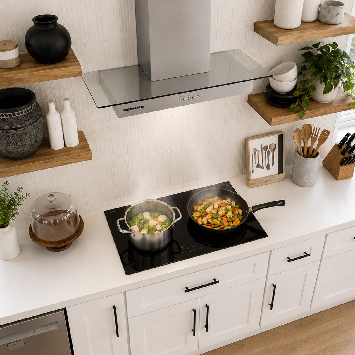 Heinner HDCH-MD630GIX Wandhaube – 60 cm – 3 Geschwindigkeiten – Edelstahl – Bild 7