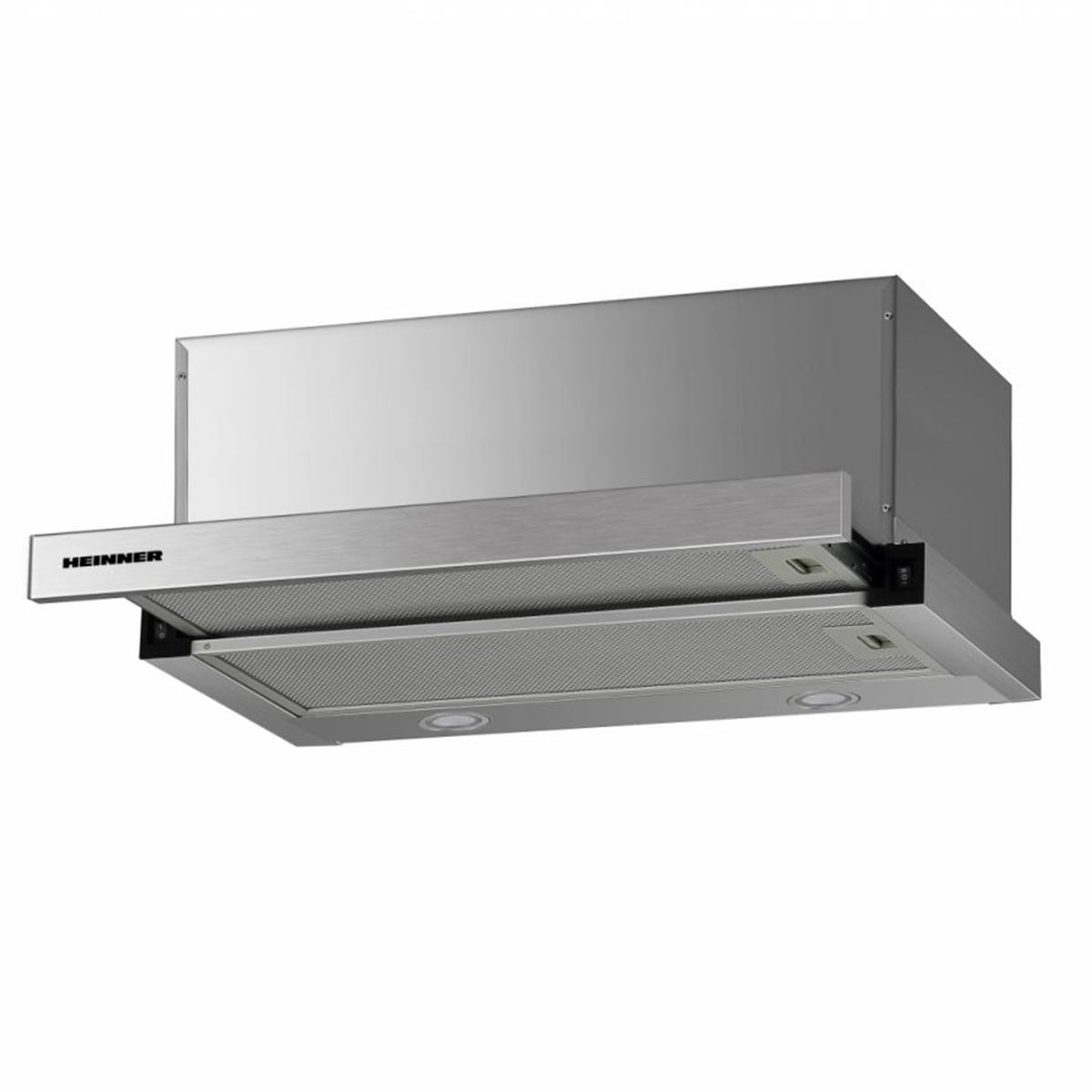 Heinner HTCH-F660IX Dunstabzugshaube – Energieeffizienzklasse A – Edelstahl – Produktfoto