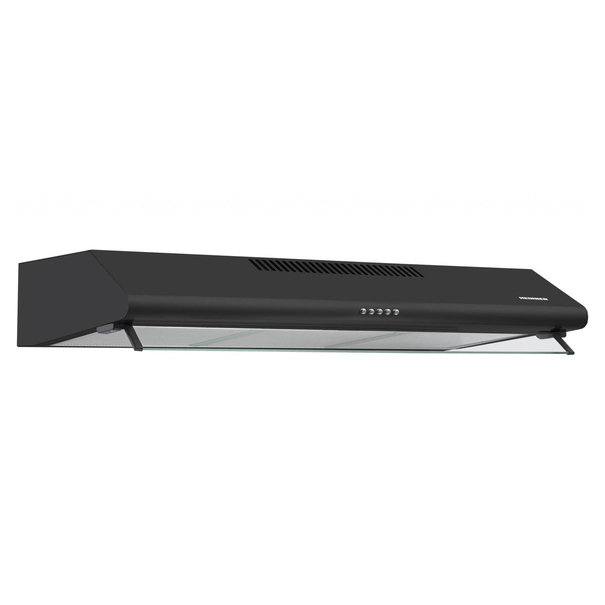 Heinner HCH-490BK Dunstabzugshaube – Wandhaube – 90 cm – 3 Geschwindigkeiten – schwarz – Produktfoto