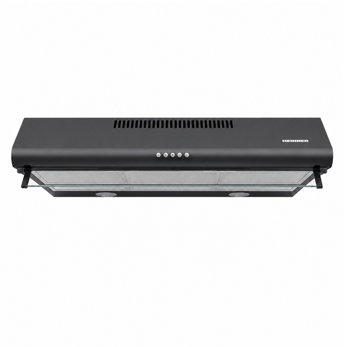 Heinner HCH-490BK Dunstabzugshaube – Wandhaube – 90 cm – 3 Geschwindigkeiten – schwarz – Bild 4