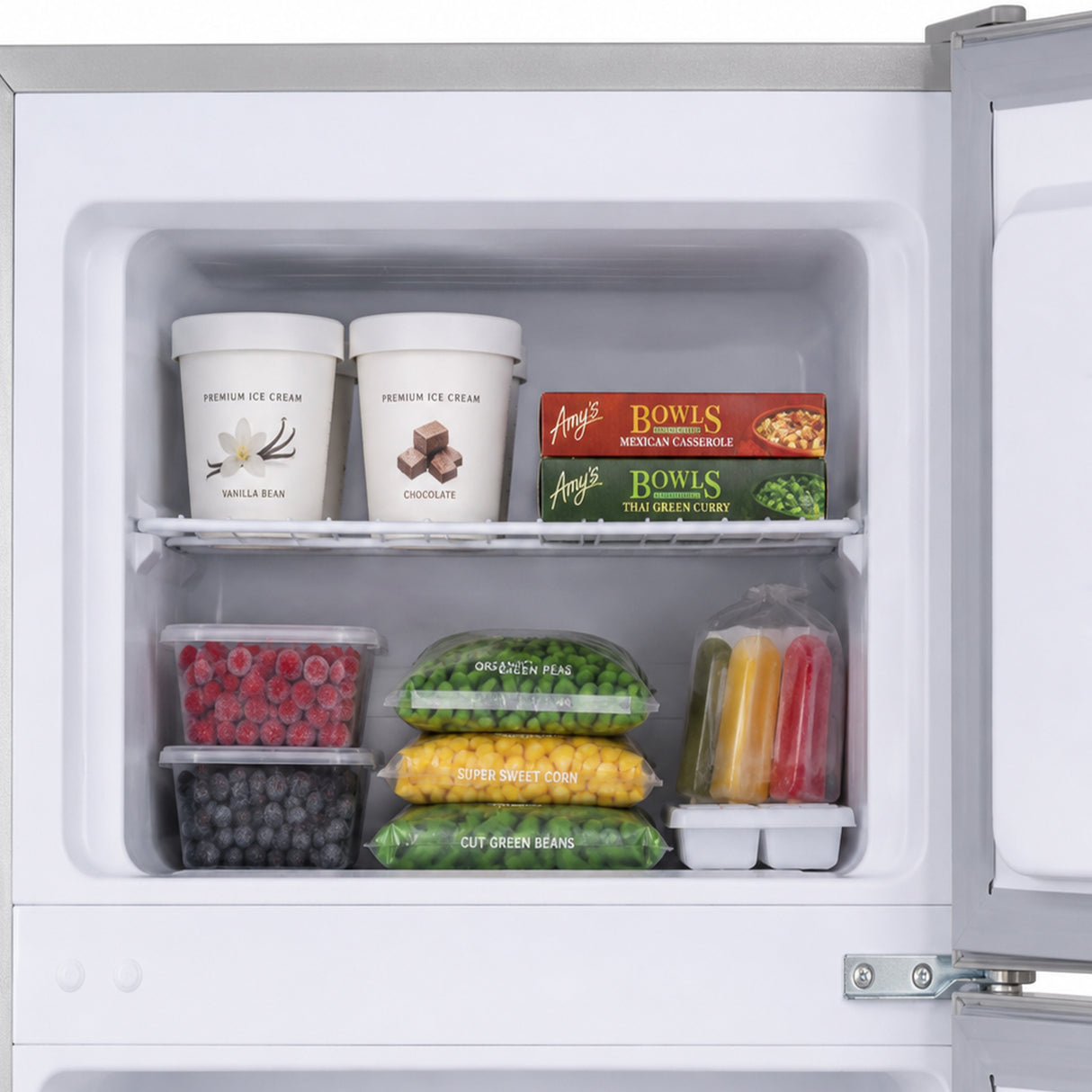 Heinner Kühl-Gefrierkombination HF-H2206SE – 206 Liter – Energieeffizienzklasse E – Bild 7