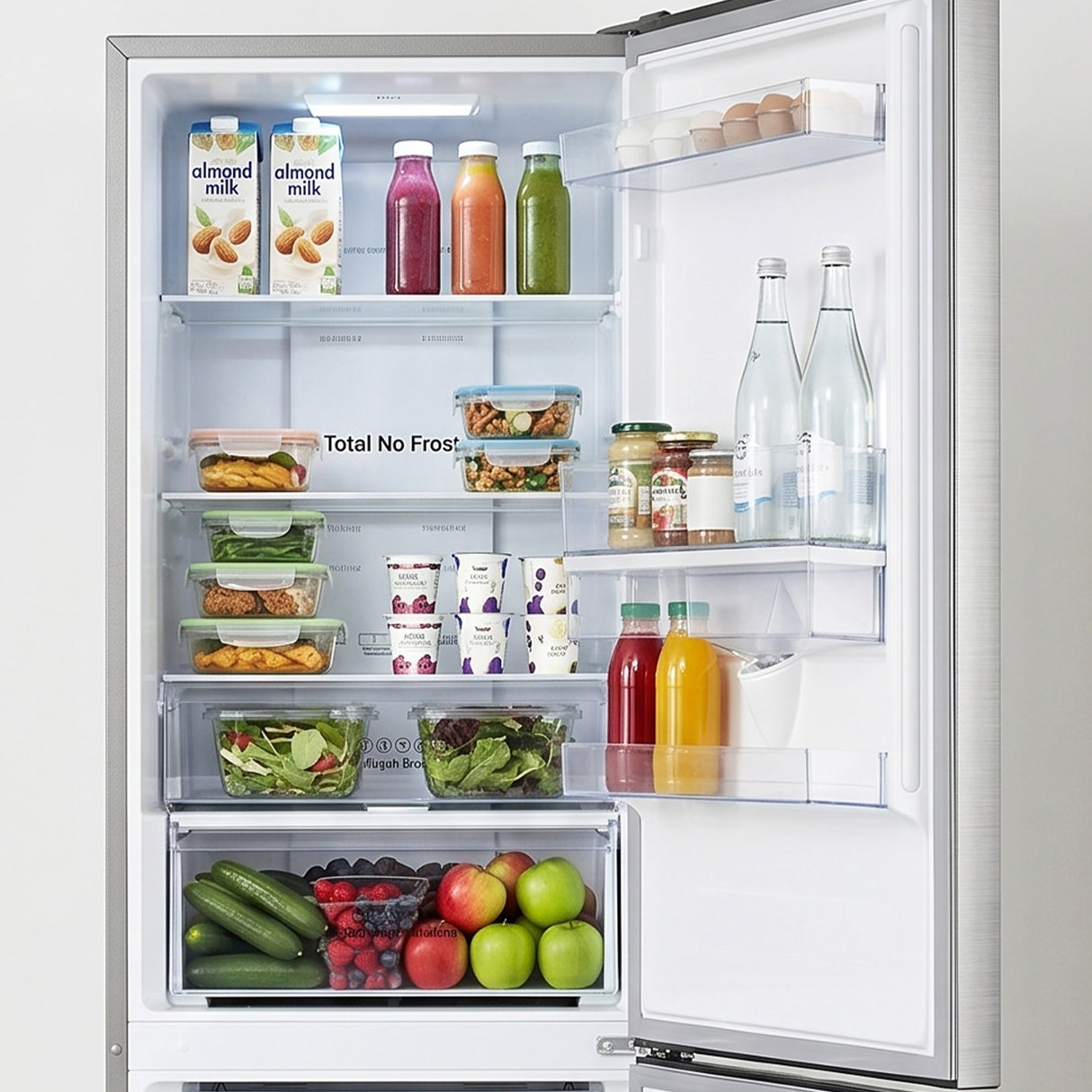 Heinner HCNF-HS304XWDE Kühl-Gefrierkombination – 304 L – Full No Frost – Wasserspender – Energieeffizienzklasse E – Bild 9