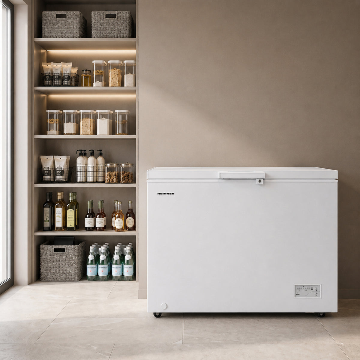 Heinner Gefriertruhe HCF-246CNHE++ – 246 Liter – umwandelbar – Inverter-Kompressor – Bild 5