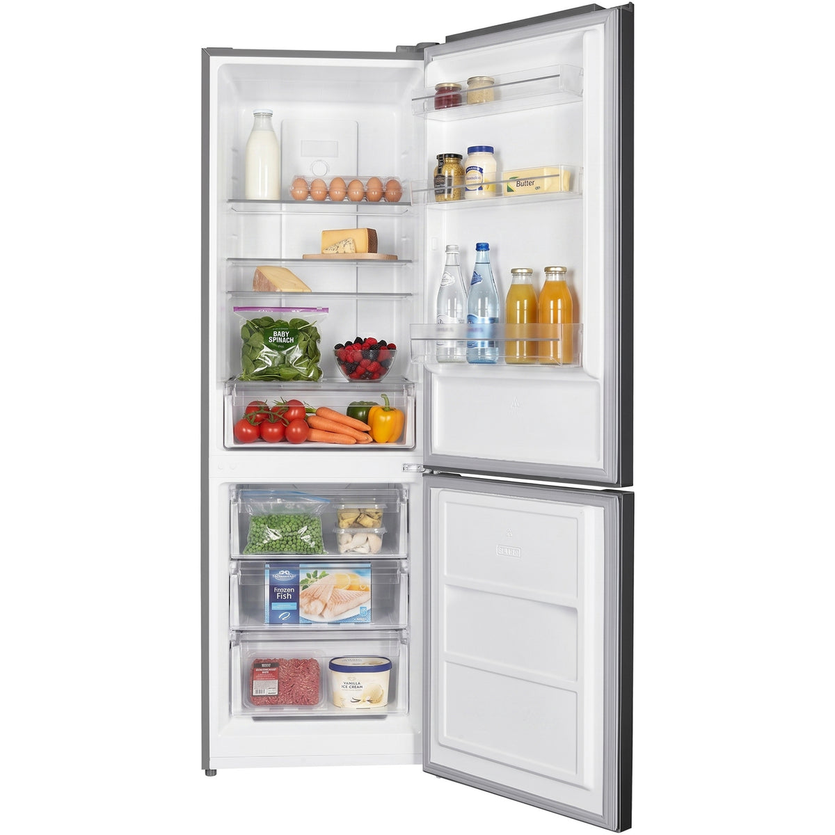 Heinner Kühl-Gefrierkombination HCNF-HM293XE – 293 Liter – No Frost – Energieeffizienzklasse E – Bild 3