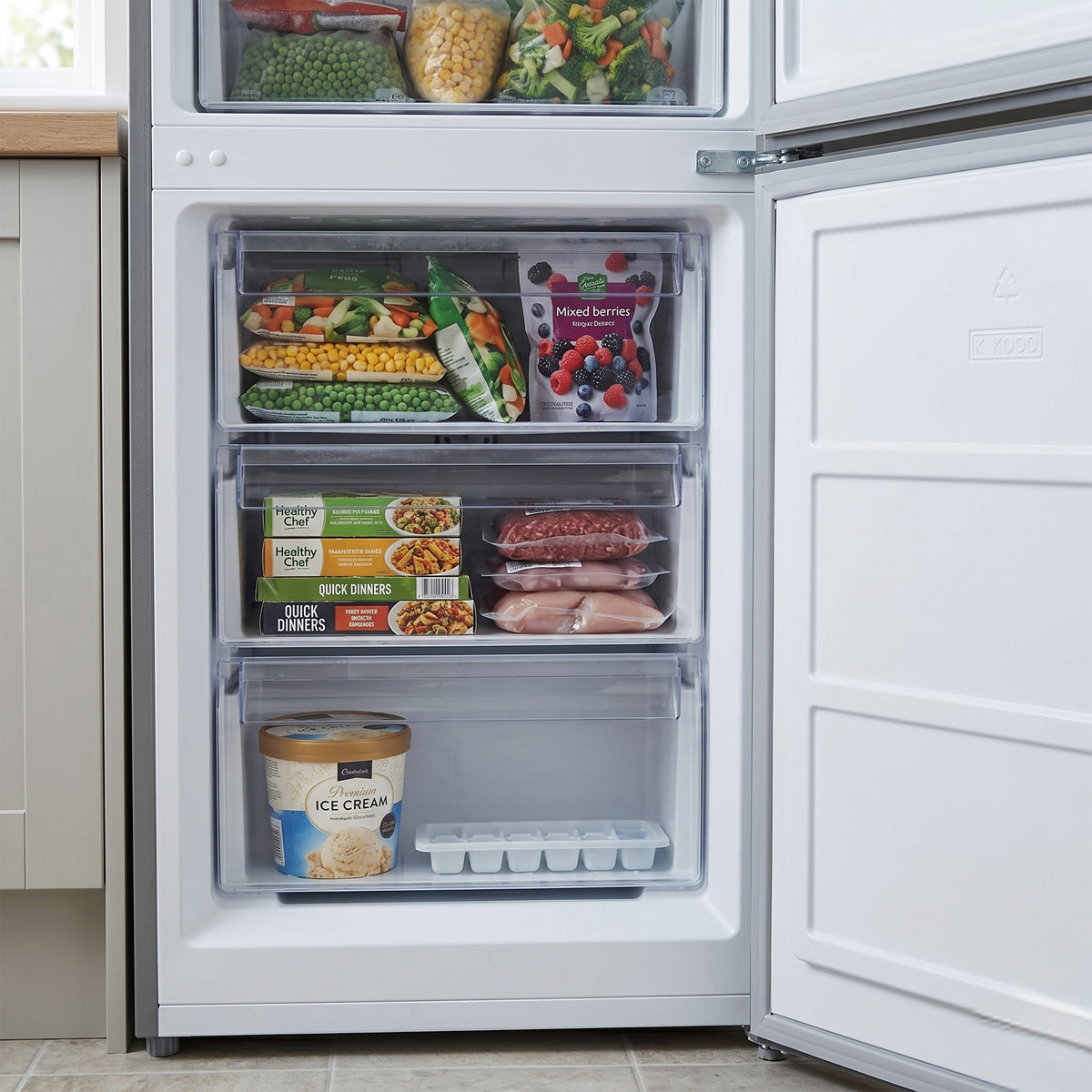 Heinner Kühl-Gefrierkombination HCNF-HM293XE – 293 Liter – No Frost – Energieeffizienzklasse E – Bild 9