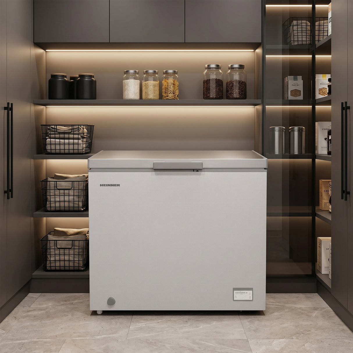 Heinner Gefriertruhe HCF-HM226CSE 246 Liter – Convertible – Inverter – Energieeffizienzklasse E – Bild 6