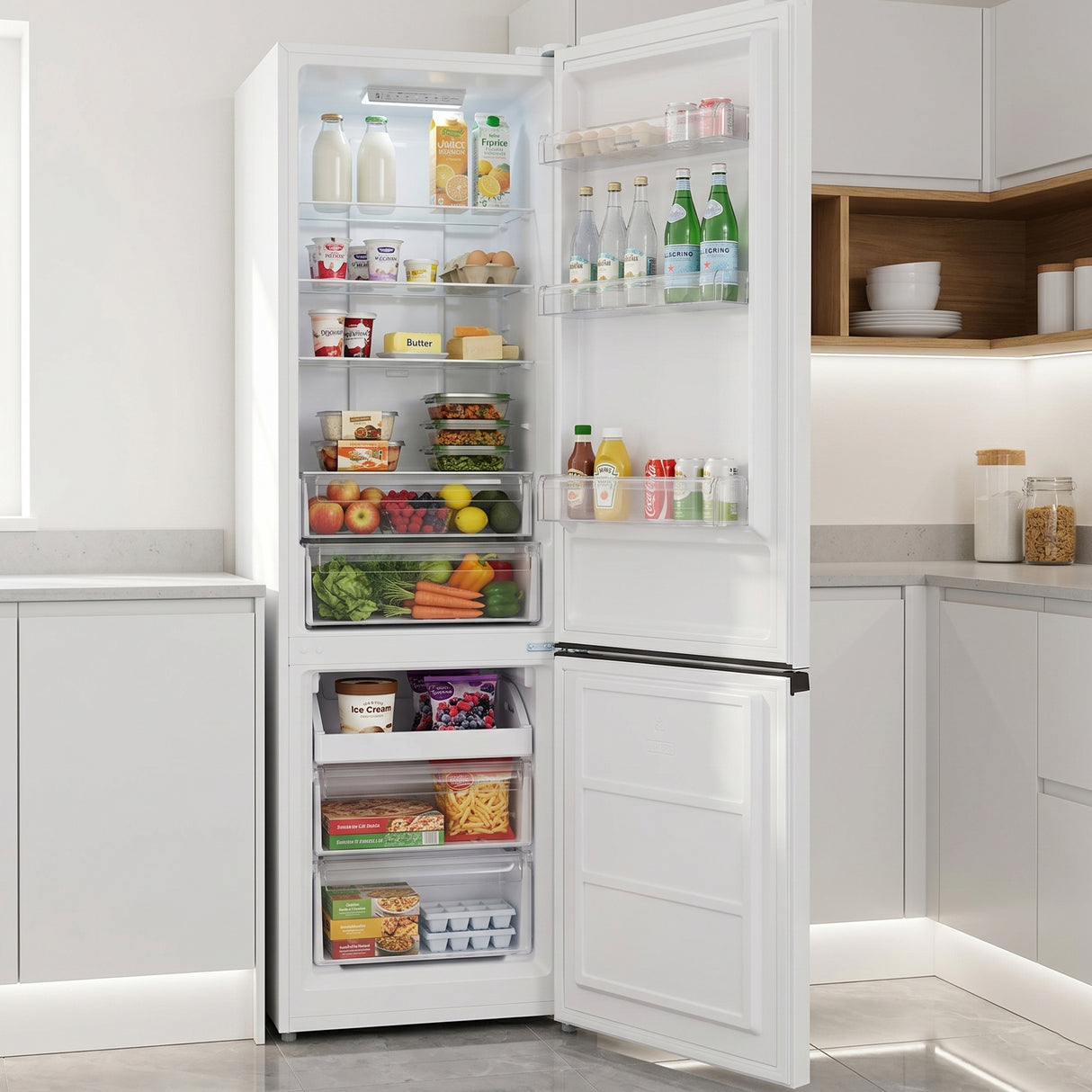 Heinner HCNF-HM326E Kühl-Gefrier-Kombination – 326 Liter – Full No Frost – Energieeffizienzklasse E – Bild 7