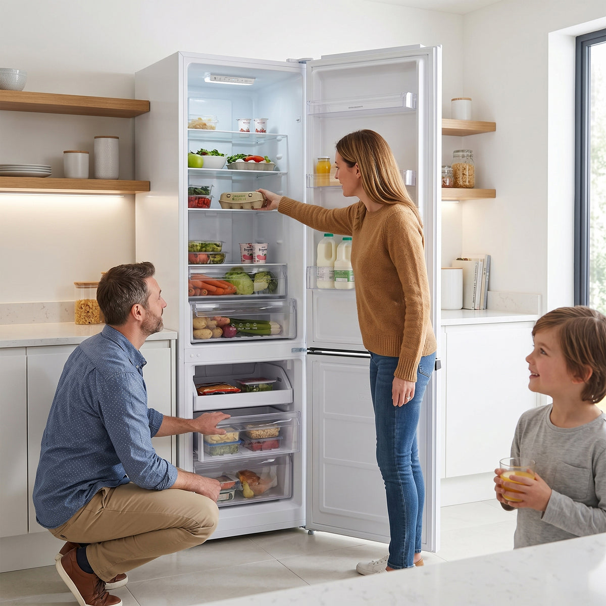 Heinner HCNF-HM326E Kühl-Gefrier-Kombination – 326 Liter – Full No Frost – Energieeffizienzklasse E – Bild 10