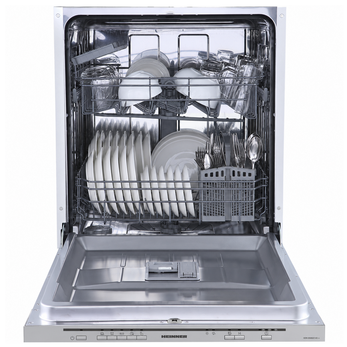 Heinner Einbaugeschirrspüler HDW-BIM60514E – 60 cm – 14 Maßgedecke – Energieeffizienzklasse E – AquaStop – Bild 3