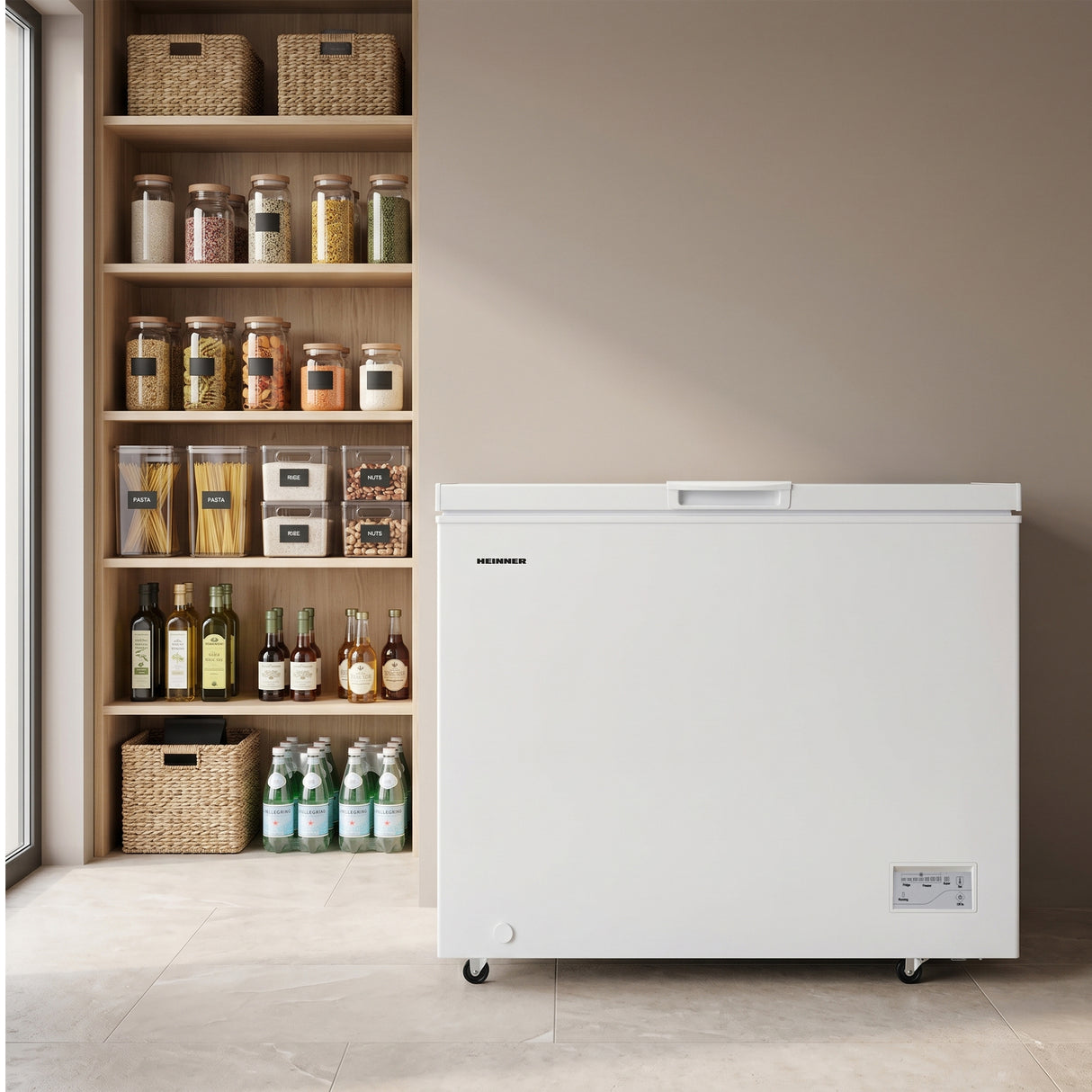 Heinner Gefriertruhe HCF-200CNHE 198 Liter – Inverter-Kompressor – Schnellgefrierfunktion – Energieeffizienzklasse E – Bild 6