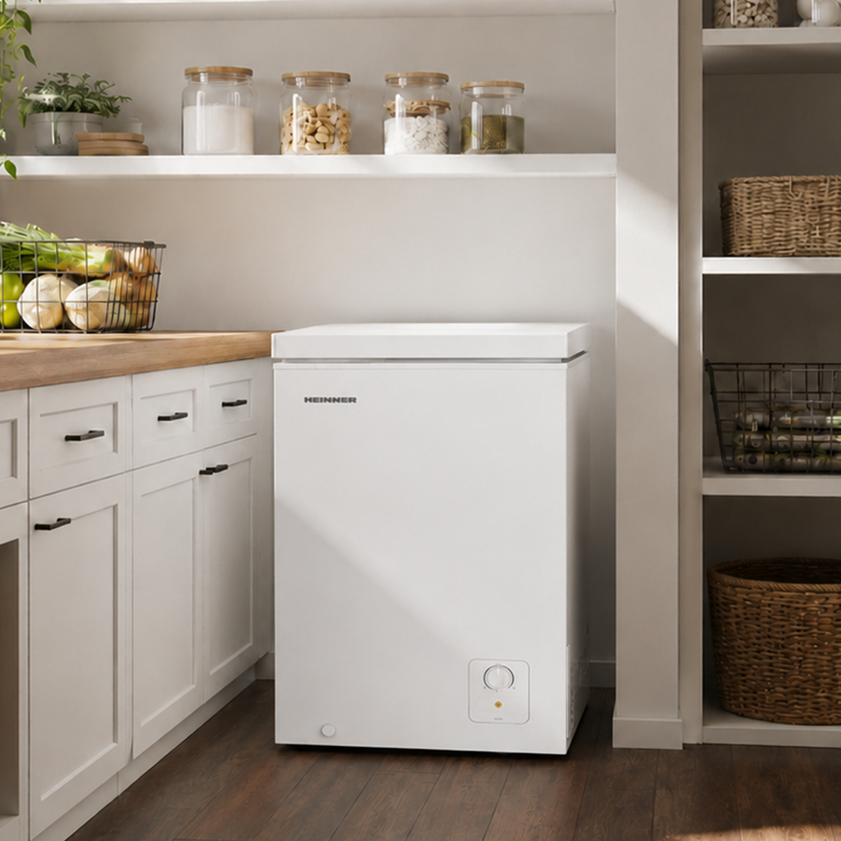 Heinner Gefriertruhe HCF-HS95E – 95 Liter – mechanische Steuerung – Energieeffizienzklasse E – Bild 5
