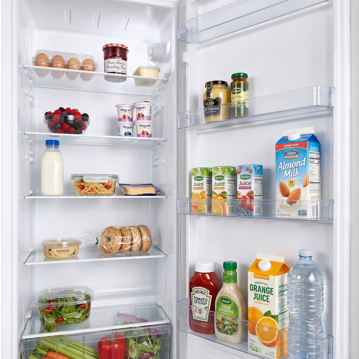 Heinner HF-HS250E++ Kühlschrank 242 L – LED-Beleuchtung – Bild 5