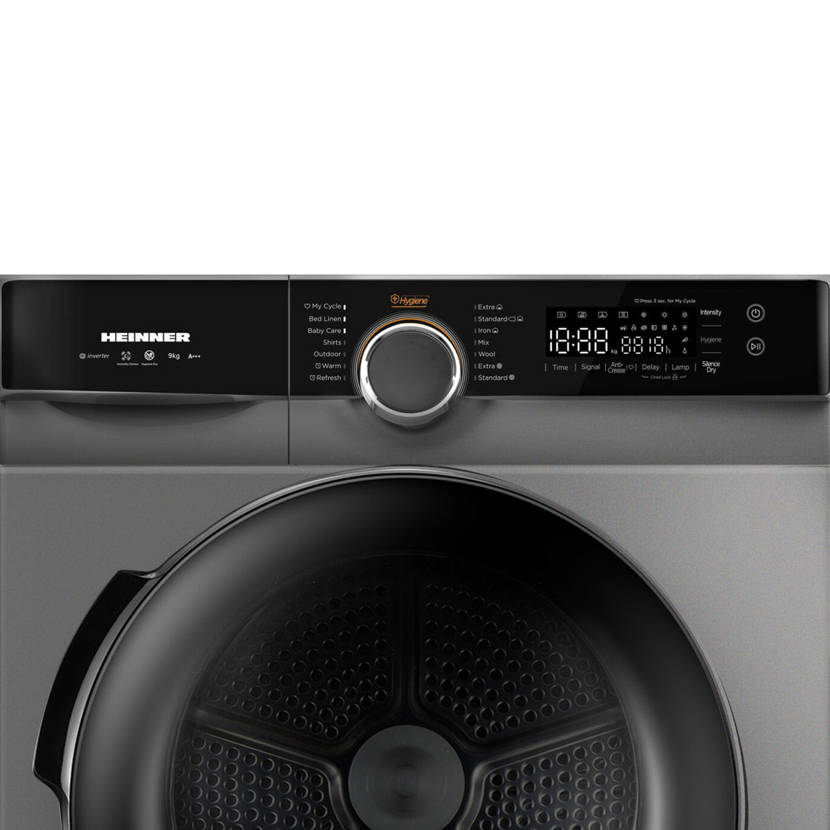 Heinner Wärmepumpentrockner HHPD-M9K3S – 9 kg – Energieeffizienzklasse C – Anwendungsbild 3