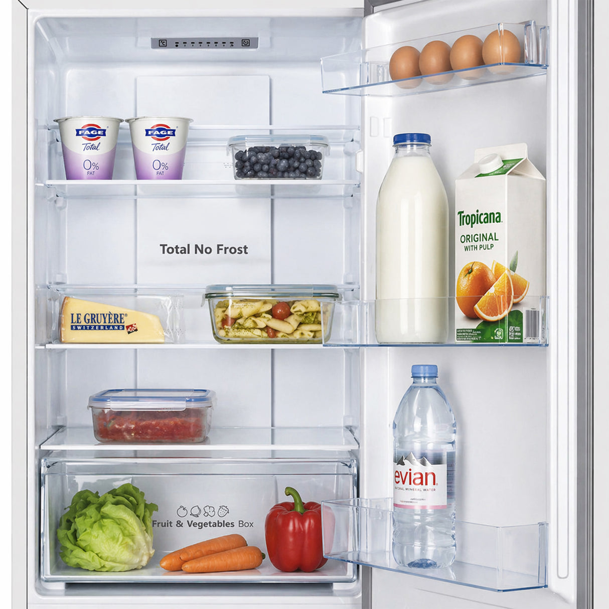 Heinner Kühl-Gefrierkombination HCNF-HS304E – 304 Liter – Full No Frost – Energieeffizienzklasse E – Bild 9