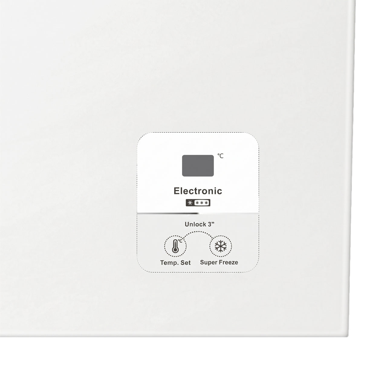 Heinner Gefriertruhe HCF-HS248EE – 248 Liter – Superfrostfunktion – Energieeffizienzklasse E – Bild 4