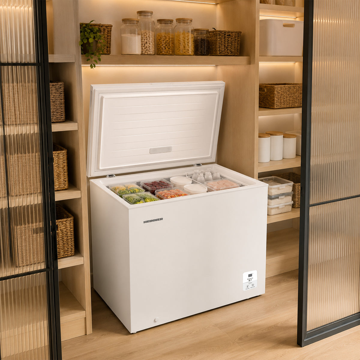 Heinner Gefriertruhe HCF-HS248EE – 248 Liter – Superfrostfunktion – Energieeffizienzklasse E – Bild 7
