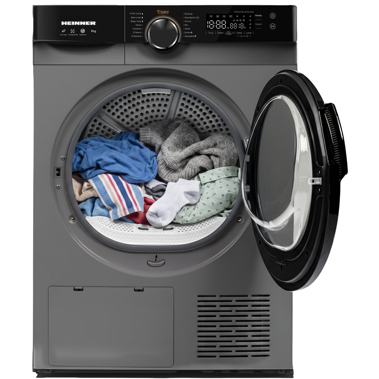 Heinner HHPD-M8K3SA++ Wärmepumpentrockner – 8 kg – Knitterschutz – Anwendungsbild 1