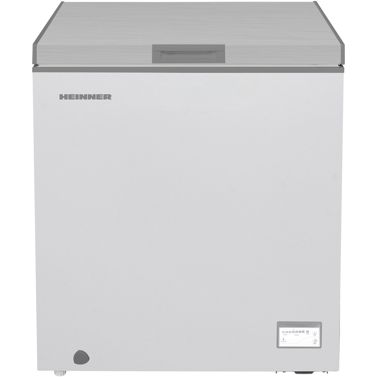 Heinner Gefriertruhe HCF-HM145CSE – 142 Liter – umrüstbar – Schnellgefrieren – Energieeffizienzklasse E – Produktfoto