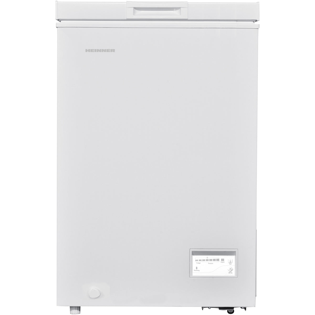 Heinner Gefriertruhe HCF-HM100CE – 98 Liter – konvertierbar – Schnellgefrierfunktion – Bedienfeld