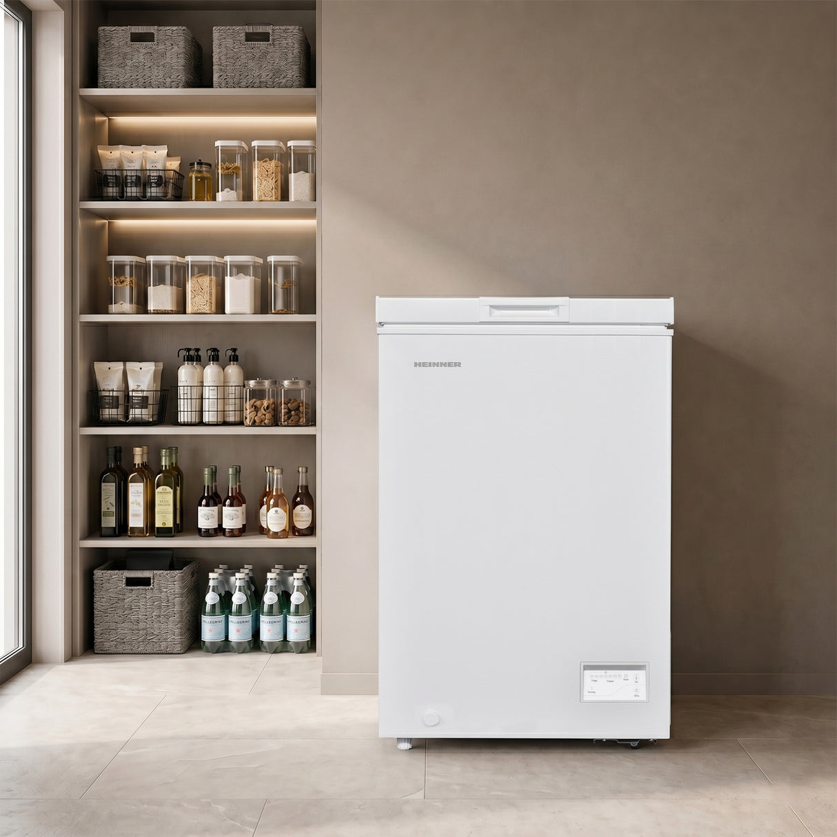 Heinner Gefriertruhe HCF-HM100CE – 98 Liter – konvertierbar – Schnellgefrierfunktion – Bild 6