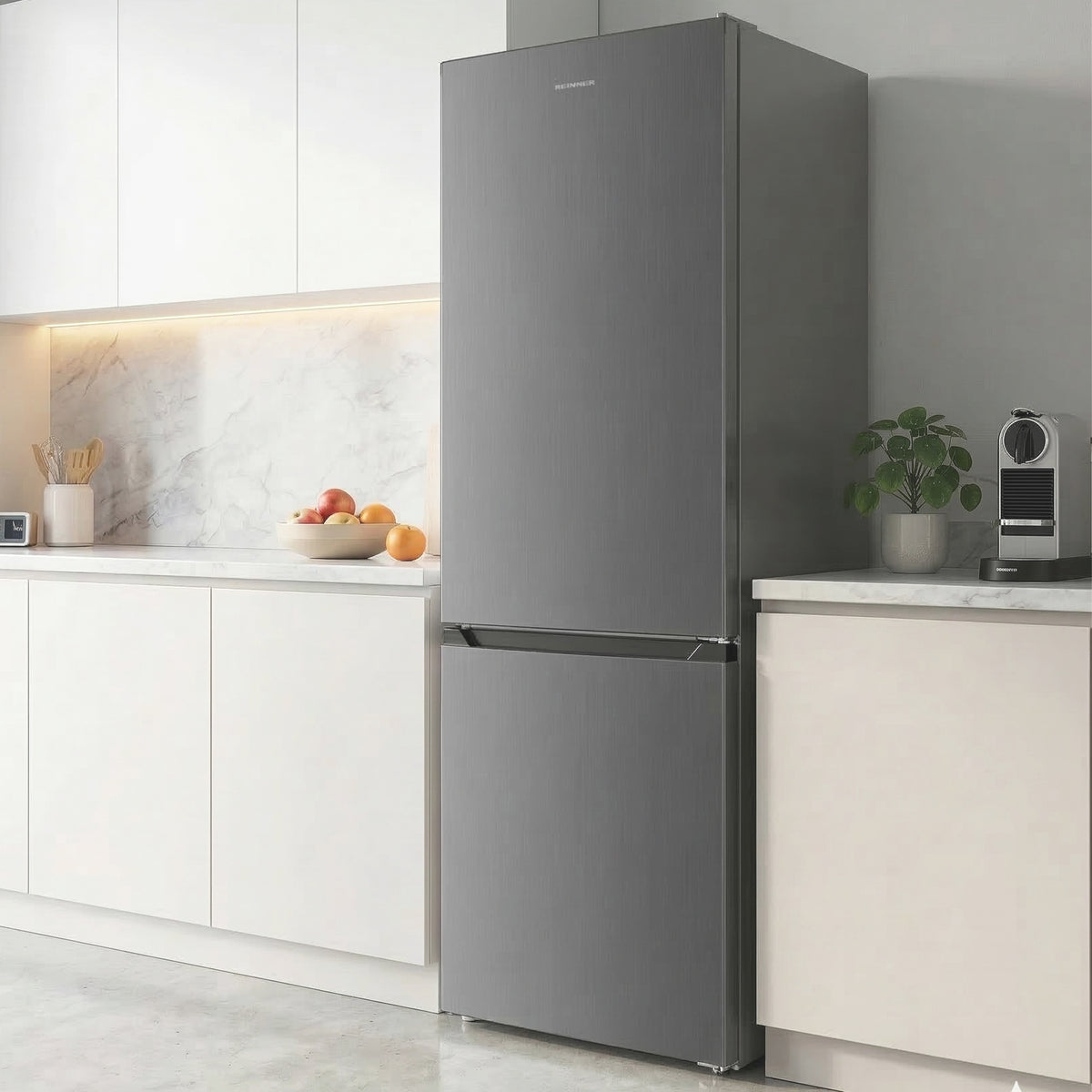 Heinner HCNF-HM253XE Kühl-Gefrierkombination – 253 L – No Frost – Energieeffizienzklasse E – Bild 6