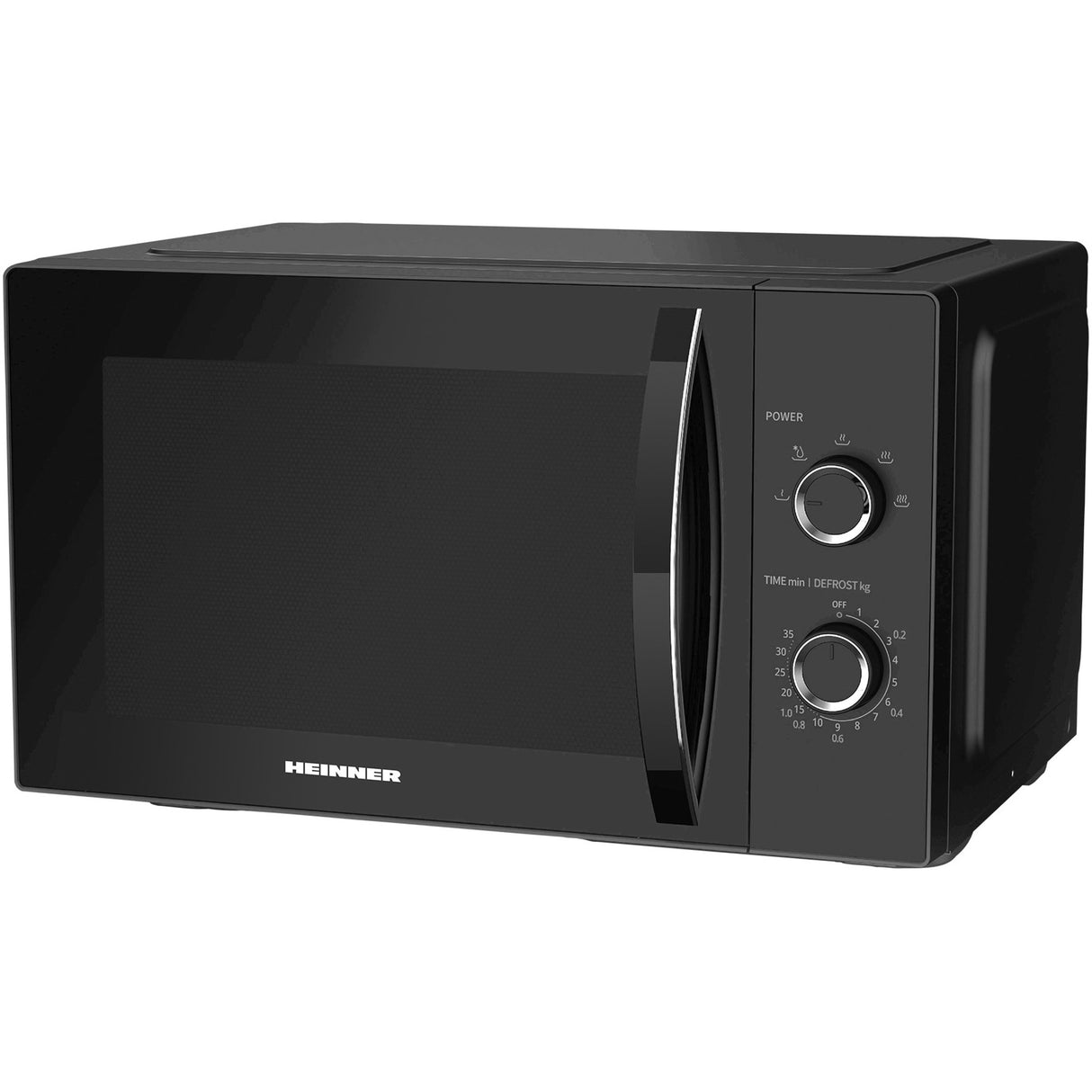Heinner Mikrowelle HMW-MD25MBK – 25 Liter – 800 W – 5 Leistungsstufen – Schwarz – Bild 2
