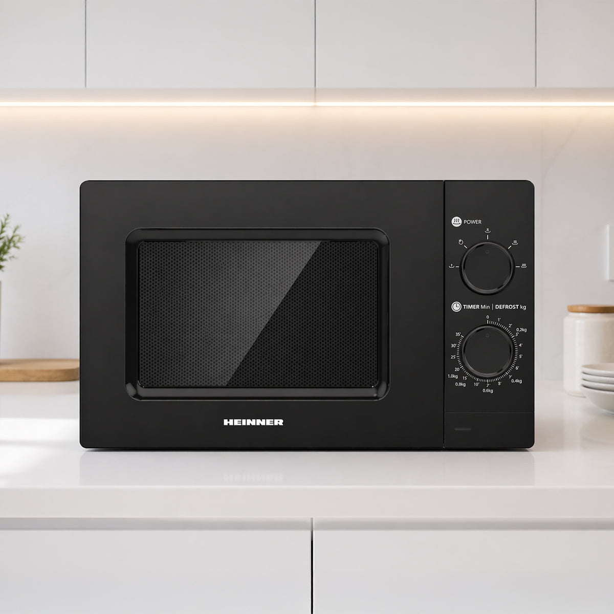Heinner HMW-MD20MBK Mikrowelle – Schwarz – Bild 4