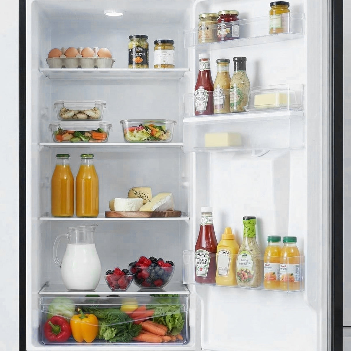 Heinner Kühl-Gefrierkombination HC-HM260BKWDE – 260 Liter – Wasserspender – Energieeffizienzklasse E – Bild 8