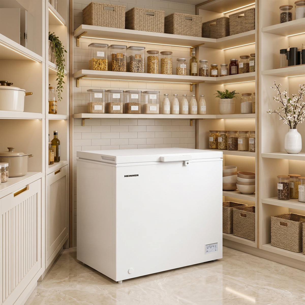 Heinner Gefriertruhe HCF-HM246INVCD – 246 Liter – umwandelbar – Energieeffizienzklasse D – Bild 8