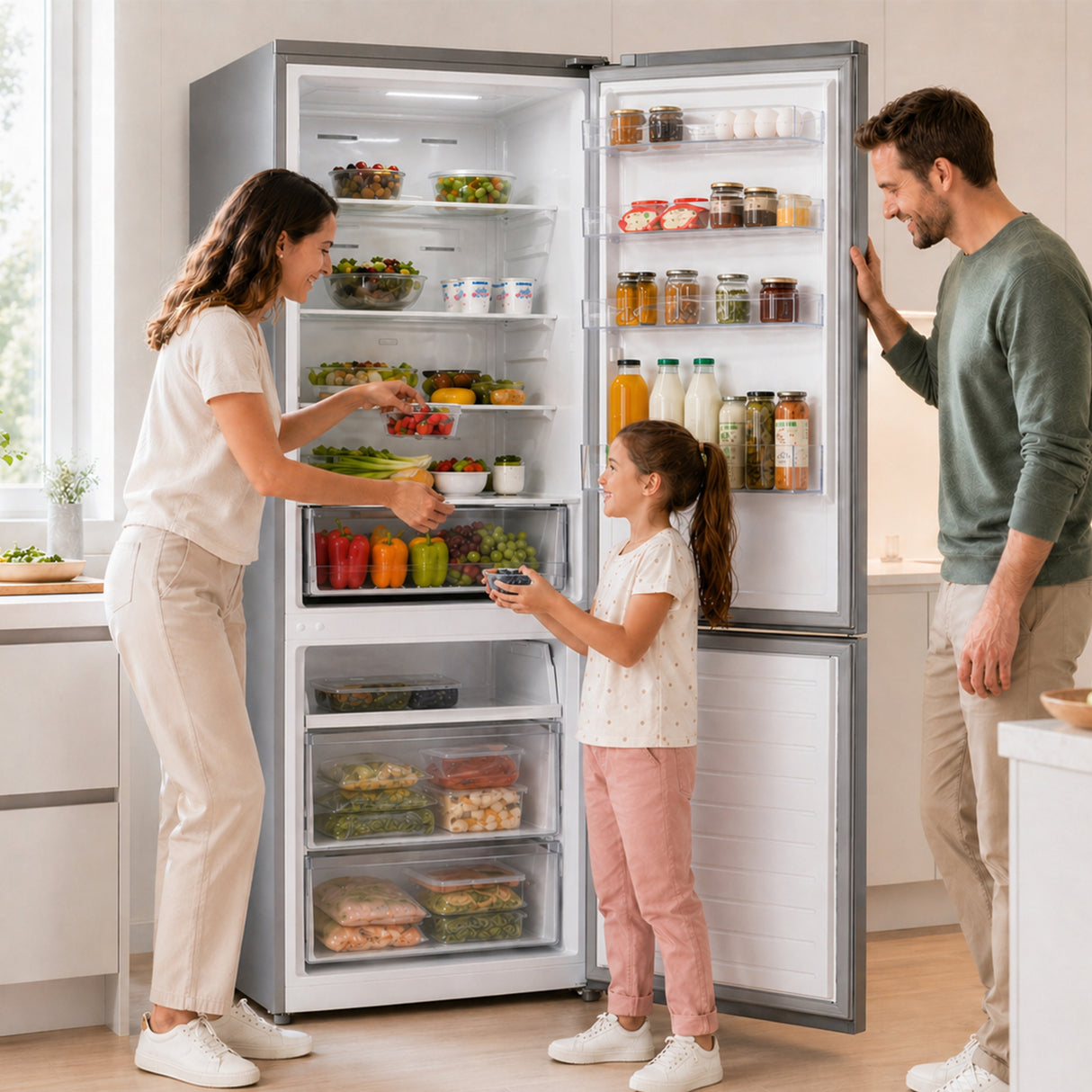 Heinner HCNF-M435INVXE Kühl-Gefrierkombination – 435 Liter – No Frost – Inverter-Kompressor – Bild 10
