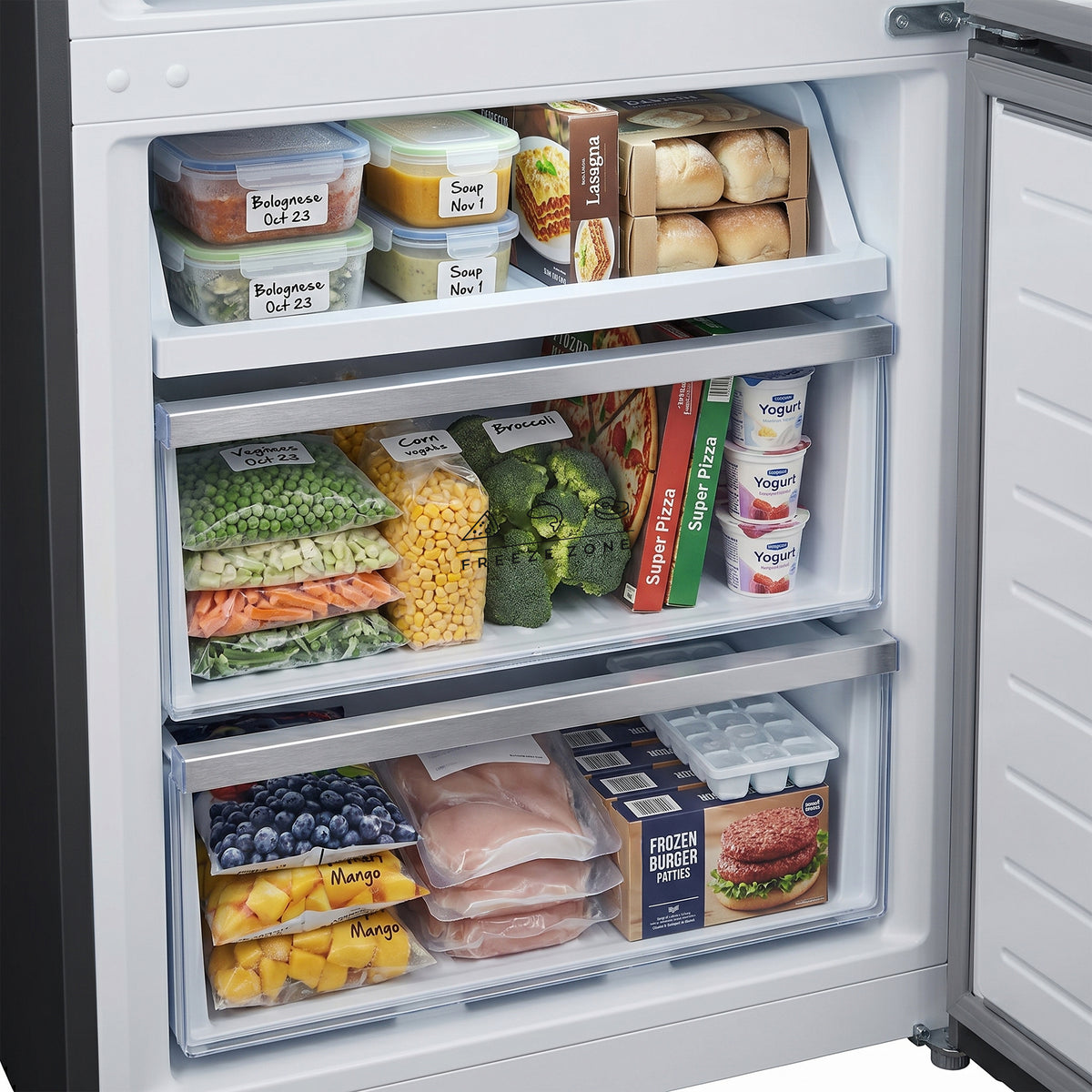 Heinner Kühl-Gefrierkombination HCNF-M435INVHXE – 435 Liter – No Frost – Energieeffizienzklasse E – Bild 9