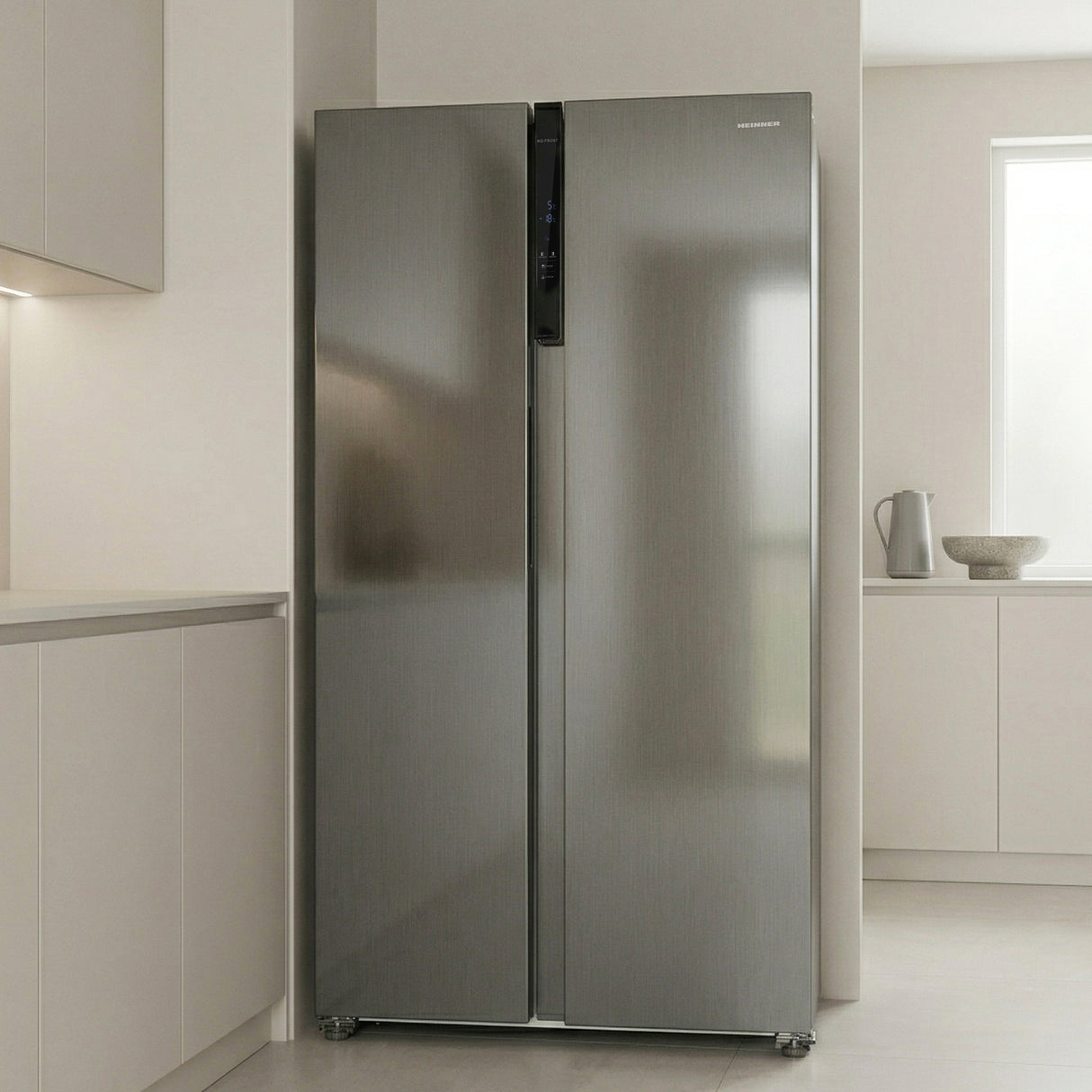 Heinner HSBS-HM532NFINVXD Amerikanischer Kühlschrank – 532L – No Frost – Inverter – Edelstahl-Optik – Bild 5