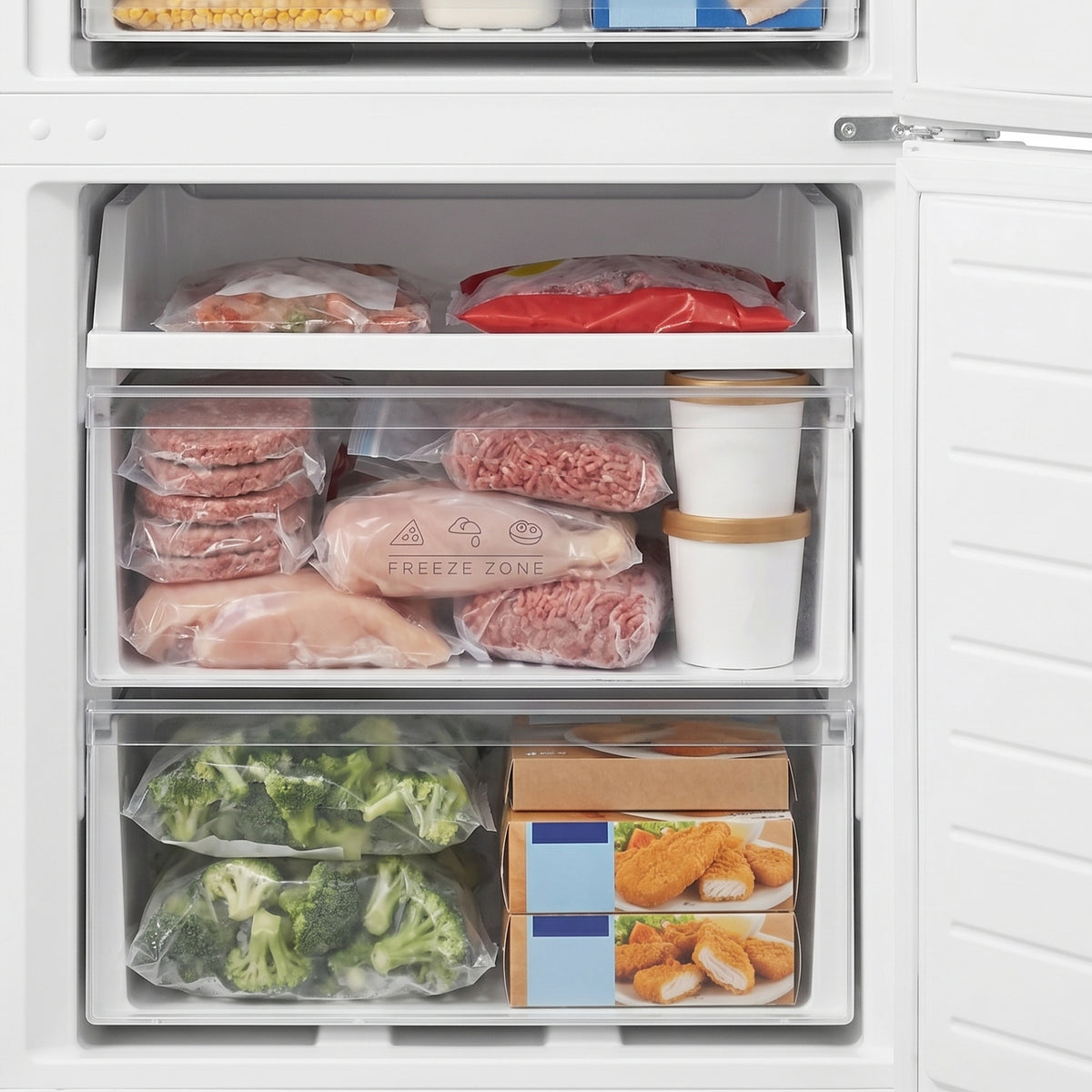 Heinner Kühl-Gefrierkombination HCNF-M435INVE – 435 Liter – weiß – Energieeffizienzklasse E – Bild 8